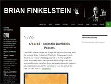 Tablet Screenshot of brianfinkelstein.com